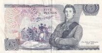 Reino Unido 5 Pounds - Elizabeth II - ND (1971-1991) - KZ Series