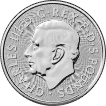 Reino Unido 5 Pounds - Greyhound of Richmond - Tudor Beast - 2 Silver 2025
