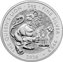 Reino Unido 5 Pounds - Greyhound of Richmond - Tudor Beast - 2 Silver 2025