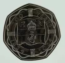 Reino Unido 50 Pence - Charles III - RNLI - 2024