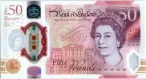 Reino Unido 50 Pounds Elisabeth II - Allan Turing - 2020 (2021) - UNC