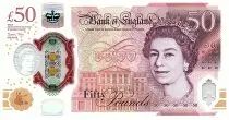 Reino Unido 50 Pounds Elisabeth II - Allan Turing - 2020 (2021) - UNC