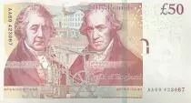 Reino Unido 50 Pounds Elizabeth II - M. Boulton - James Watt - 2010 - P.393a