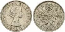 Reino Unido 6 Pence various years - Coat of arms, Elisabeth II