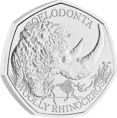 Reino Unido Diplodocus - 50 Pences 2024 BU