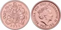 Reino Unido Souverain Elizabeth II - Arms - 2022  - Gold
