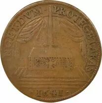 Religion - Copper Token, Assembly of the Clergy, Capture of Arras - 1641