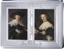 Rembrandt (Oopjen and Marten) - 10 Euros Silver Colour Proof 2025