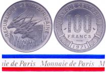 Rép. Centrafricaine 100 Francs - 1971 - Essai