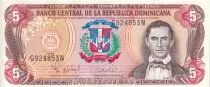 Rep. Dominicana 5 Pesos Oro - Juan Sanchez Ramirez - 1996 - P.152a