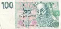 Repubblica Ceca 100 Korun - Roi Karel IV - Sceau -1993 - P.5