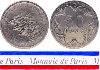 Repubblica Centroafricana 50 Francs - 1976 - Test strike
