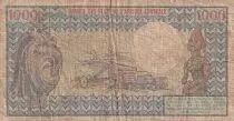 Repubblica del Congo 1000 Francs - Makoko I - Pointe Noire - 1981 - S&eacute;rie Q.8 - VG - P.3e