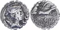Repubblica romana Denarius,  Cassia 63 BC Rome - F+
