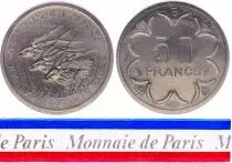 Rep&uacute;blica Centroafricana 50 Francs - 1976 - Test strike
