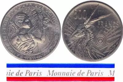 Rep�blica Centroafricana 500 Francs - 1976 - Test strike