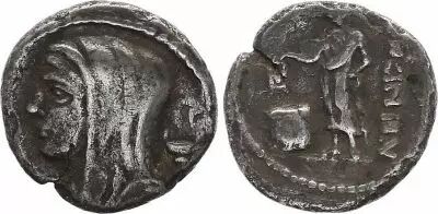 Rep�blica Romana Denarius,  Cassia 63 BC Rome - F+