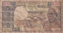 Republik Kongo 1000 Francs - Makoko I - Pointe Noire - 1983 - S&eacute;rie Y.10 - VG - P.3e