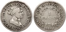 République de Lucques 1 Franco Elisa and Felix - 1806 - Silver