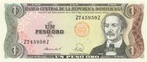 R&eacute;publique dominicaine 1 Peso Oro - 1988 - Replacement - P.126