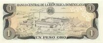R&eacute;publique dominicaine 1 Peso Oro - 1988 - Replacement - P.126