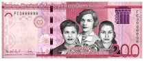 République dominicaine 200 Pesos - National heroes - 2021 - P.191