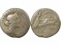 R&eacute;publique Romaine Gens Annia, Caius - Denier Argent, au Quadrige - 82 / 81 Av JC