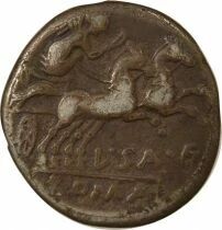 R&eacute;publique Romaine Gens Saufeia, Lucius - Denier Argent, Bige - 152 Av JC Rome