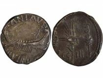 R&eacute;publique Romaine Marc Antoine - Denier Argent, IIIe L&eacute;gion - 32 / 31 Av JC Patras