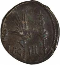R&eacute;publique Romaine Marc Antoine - Denier Argent, IIIe L&eacute;gion - 32 / 31 Av JC Patras