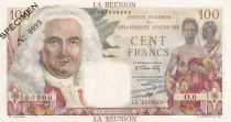 Réunion 100 Francs - La Bourdonnais - 1960 - Specimen  - P.49s