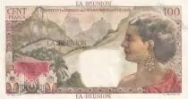 Réunion 100 Francs - La Bourdonnais - 1960 - Spécimen - Kol.440.1