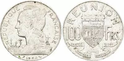R�union 100 Francs Marian - 1964