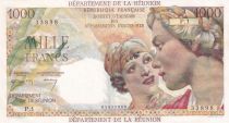 Réunion 1000 Francs - French union -  1964 - Serial P.1 - AU - P.47