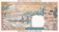 Réunion 1000 Francs - French union -  1964 - Serial P.1 - AU - P.47
