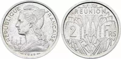 R�union 2 Francs Marianne - 1948 - KM.8
