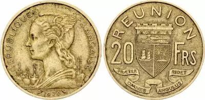 R�union 20 Francs Marian - 1970