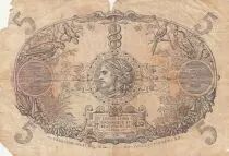 Réunion 5 Francs - Cabasson, type 1901 Rouge - 1944 - Série S.239 - B