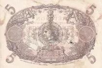 R&eacute;union 5 Francs - Red, medallic head - 1938 - Serial F.186 - VF to XF - P.14