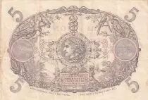 Réunion 5 Francs Cabasson, type 1901 Rouge (1938) Série E.163