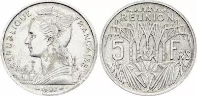 R�union 5 Francs Marian - 1955