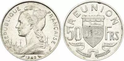 R�union 50 Francs Marian - 1962