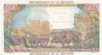 Réunion 500 Francs - Pointe-à-Pitre - Surchargé 10 NF - 1971 - Série W.1 - Kol.445b