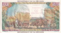 Réunion 500 Francs - Pointe-à-Pitre - Surchargé 10 NF - 1971 - Série W.1 - NEUF - Kol.445