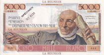 Réunion 5000 Francs - Sch?lcher - 1960 - Spécimen - SUP+ - Kol.441.1