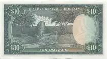 Rhodésie 10 Dollars - 02-01-1979 - Remplacement - P.41
