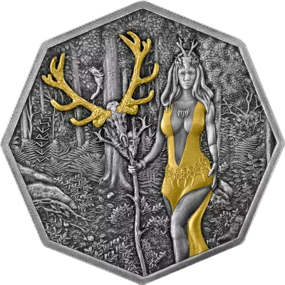 Rituel de La Voyante (Seeress) - The Witches - 1 ONCE GOLDEN AND ANTIQUE SILVER GERMANIA 2023