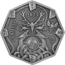 Rituel de La Voyante (Seeress) - The Witches - 1 ONCE GOLDEN AND ANTIQUE SILVER GERMANIA 2023