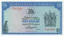 Rodesia 1 Dollar - 02-08-1979 - Replacement - P.38