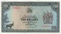 Rodesia 10 Dollars - 02-01-1979 - Replacement - P.41